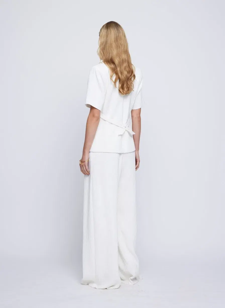 Anna Quan Kathleen Jacket And Matteo Pants Set In Carta 6 - Image 3