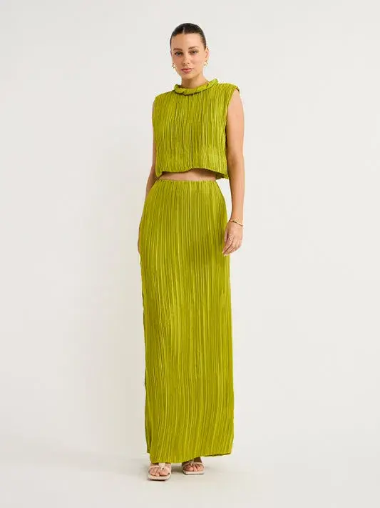 Rachel Gilbert Ziara Set Green Size 8 - Image 2