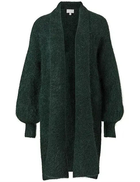 Witchery Annie Mohair Cardigan Green Size XS / AU 6 - Image 3