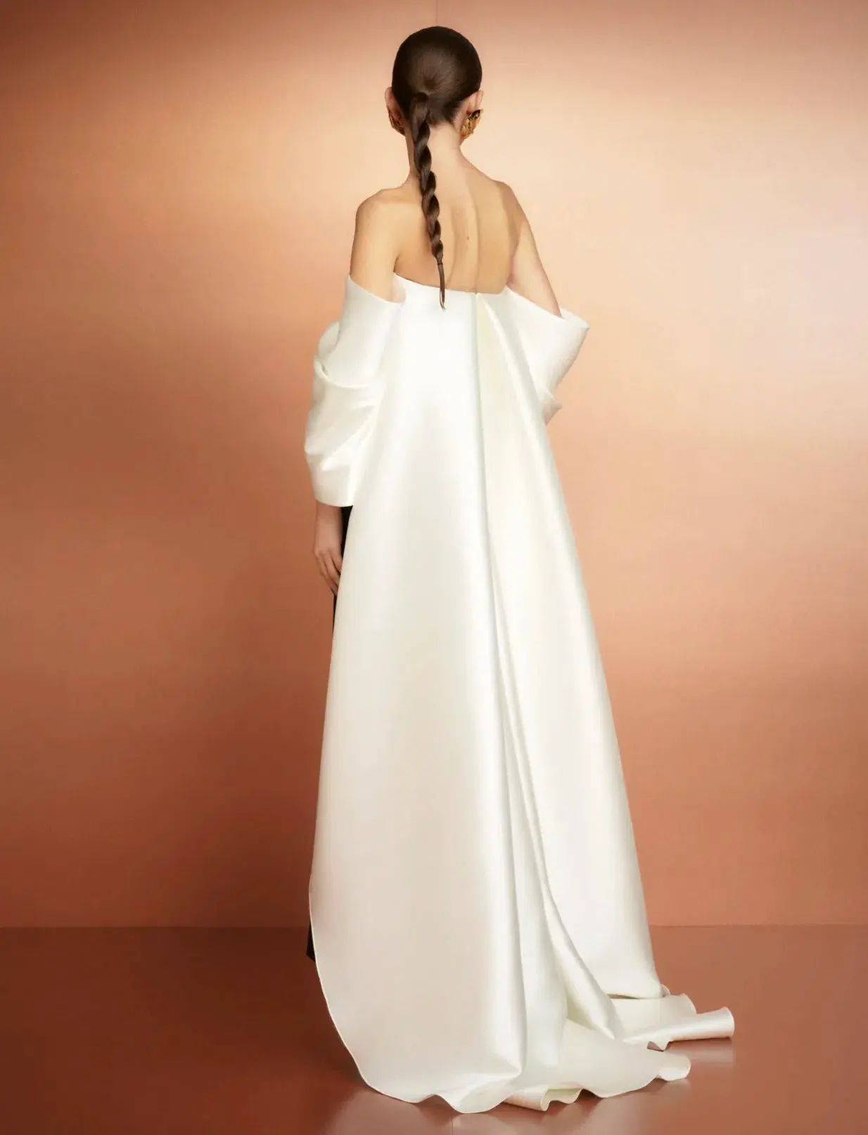 Solace London The Kyla Maxi Dress in Black and Cream Size 16 - Image 3