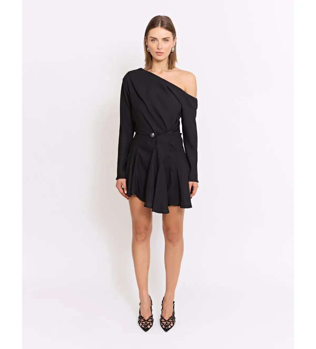 Pfeiffer Lucia Mini Dress In Black Size XS / Au 6 - Image 1