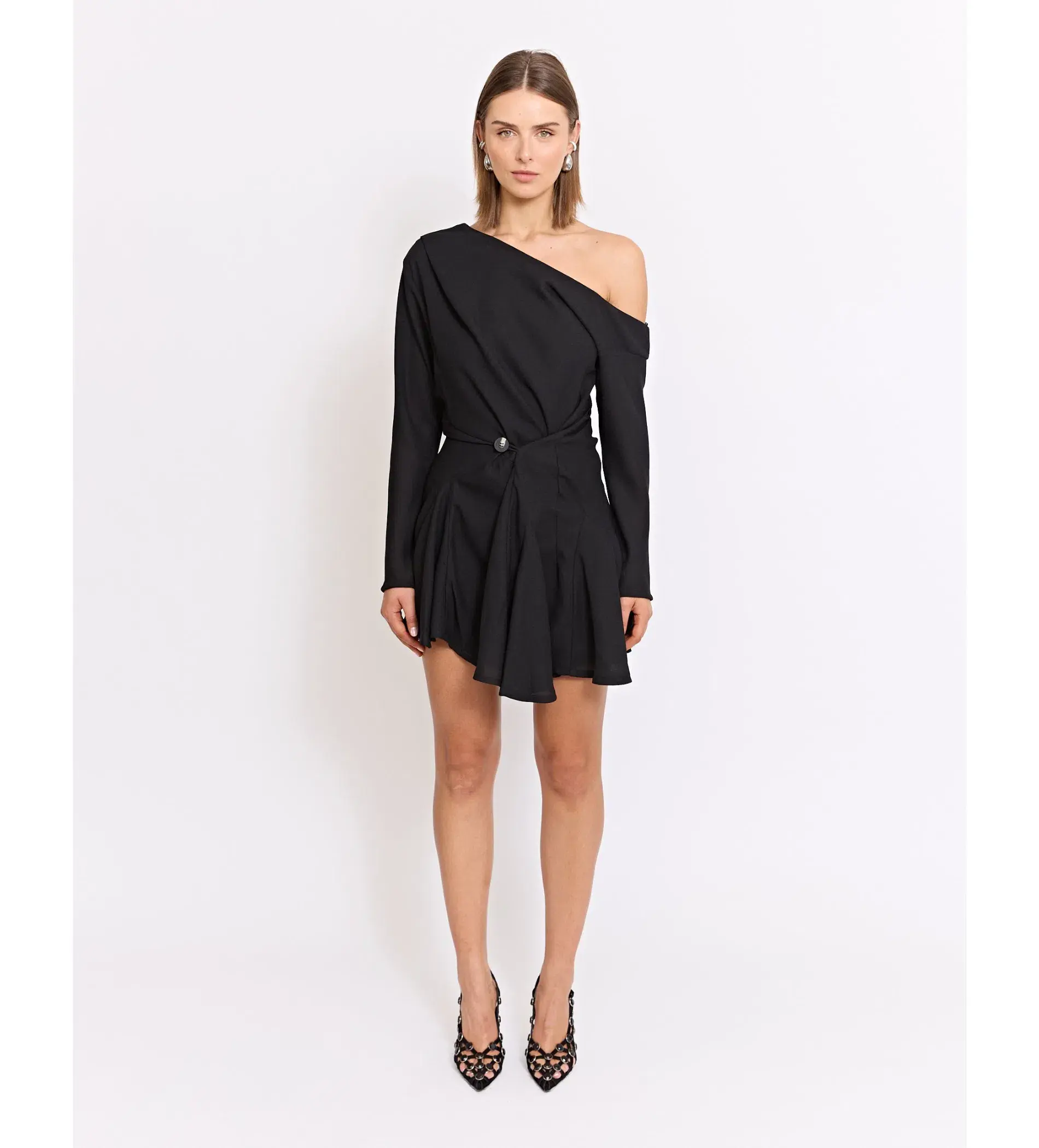 Pfeiffer Lucia Mini Dress In Black Size XS / Au 6 - Image 1