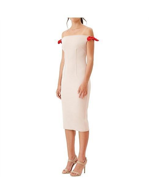 By Johnny Bare Shoulder Tie Dress - Image 1