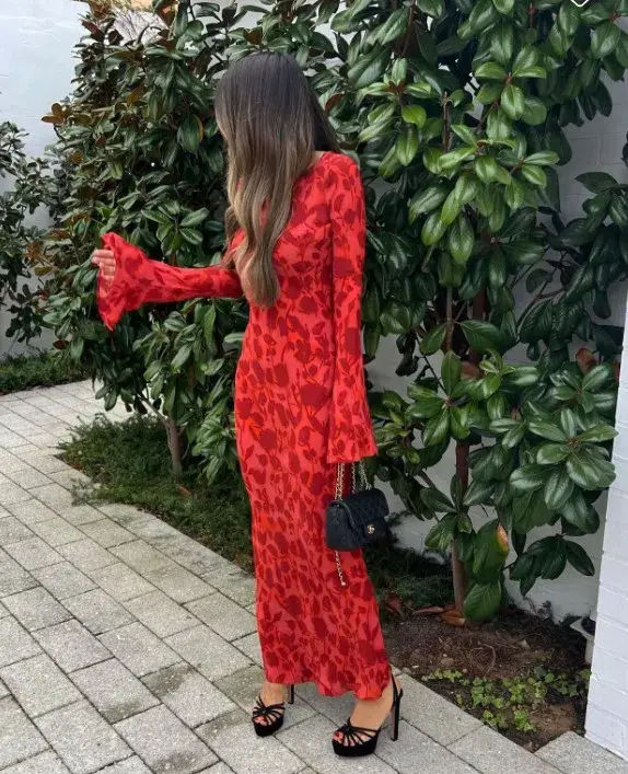 Realisation Par The Gia Maxi Dress Havana Print Size XS /6  - Image 3