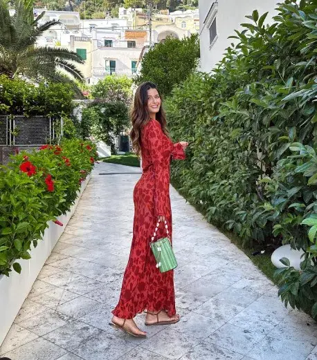 Realisation Par The Gia Maxi Dress Havana Print Size XS /6  - Image 6
