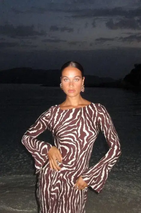 Realisation Par The Gia In Animal Zebra Print Size L / Au 12 - Image 1