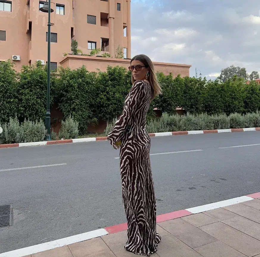Realisation Par The Gia In Animal Zebra Print Size L / Au 12 - Image 6