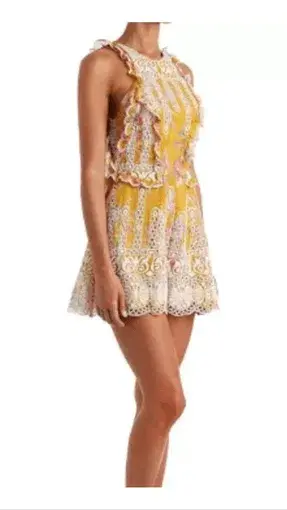 Zimmermann Confetti Scallop Playsuit Floral Size 0/AU 8 - Image 5