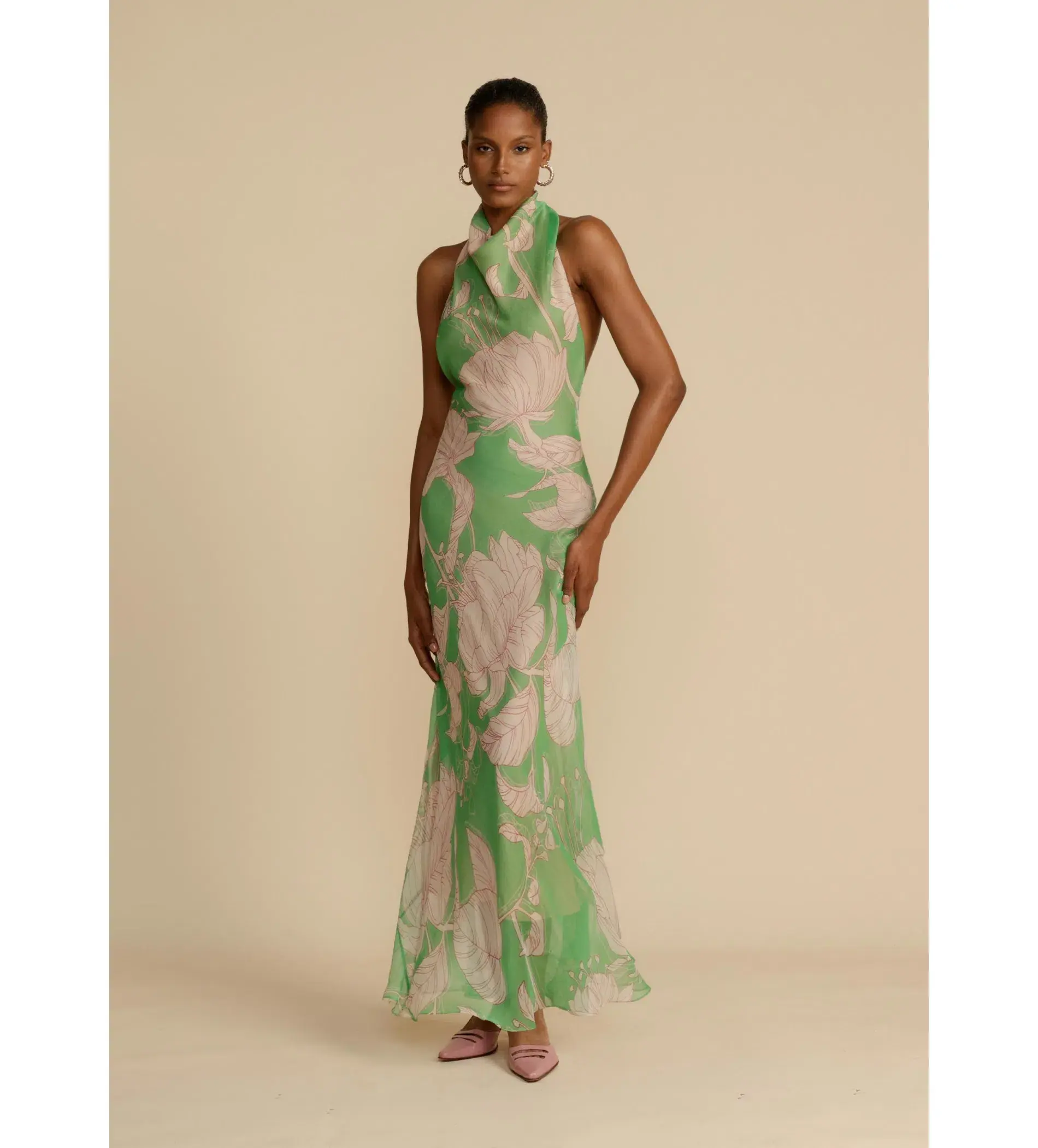 Arcini Ori Josefine Dress Spring Large Scale Floral Print Size AU 8  - Image 1