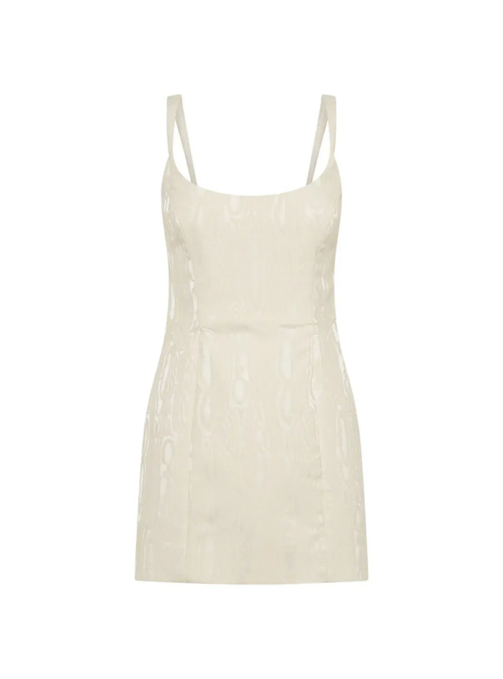 Camilla & Marc Malla Mini Dress in Cream Size AU 10 - Image 4