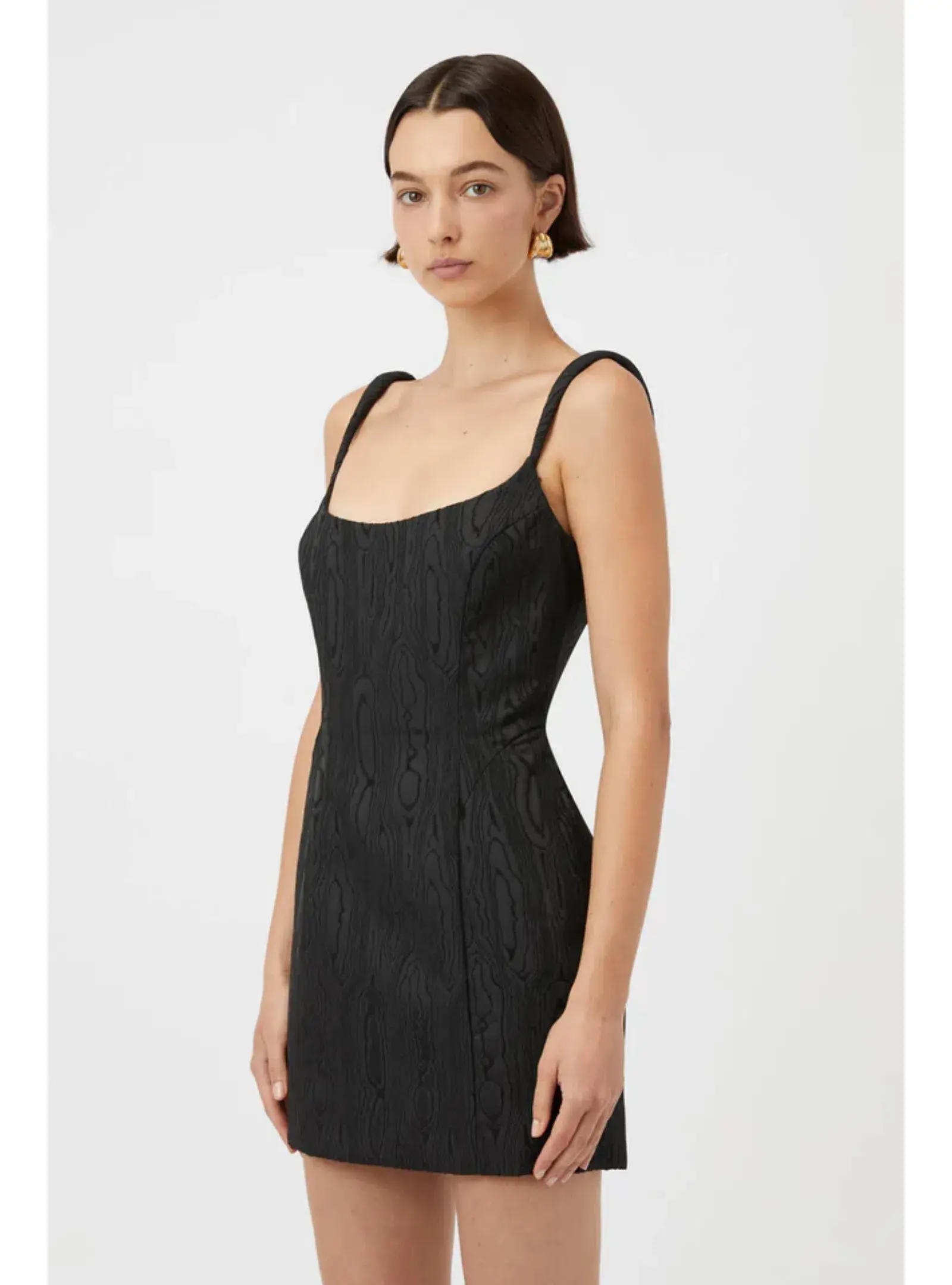 Camilla & Marc Malla Mini Dress in Black Size AU 10  - Image 2