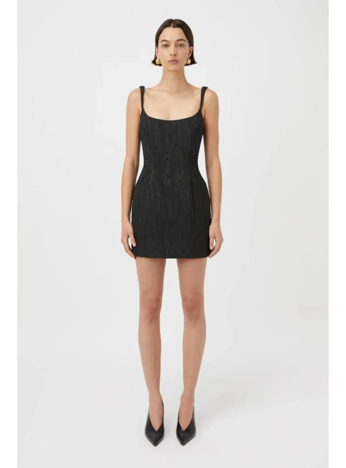Camilla & Marc Malla Mini Dress in Black Size AU 10  - Image 1