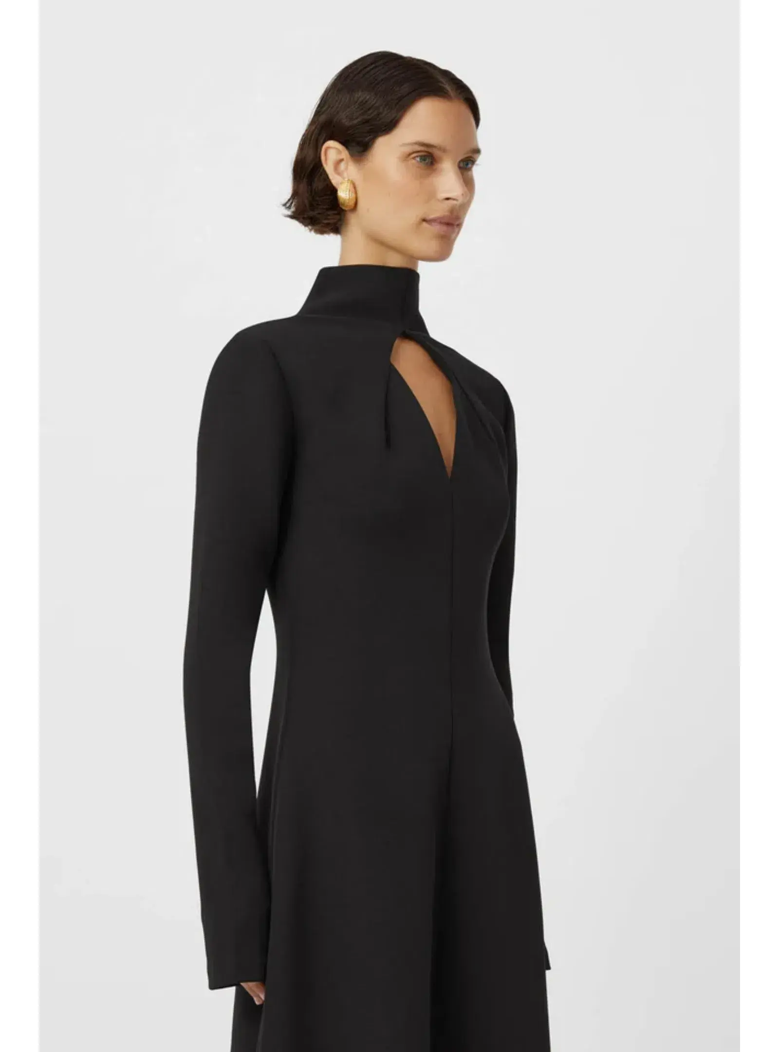 Camilla and Marc Tenera Cocoon Maxi Dress in Black Size AU 8  - Image 2