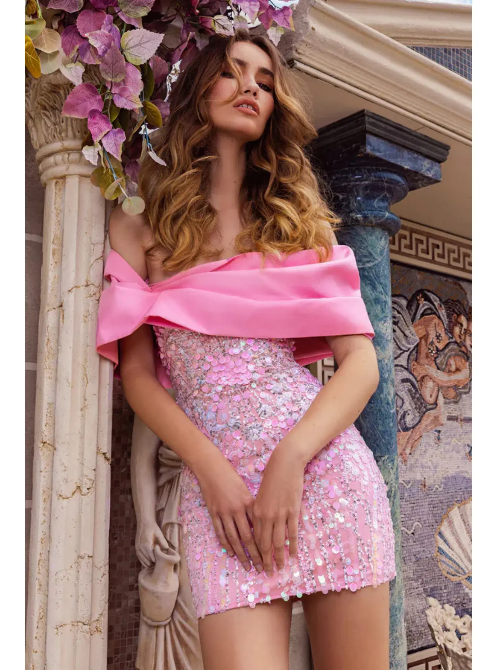 Eliya The Label Bianca Mini Dress Pink Size L / AU 12  - Image 5