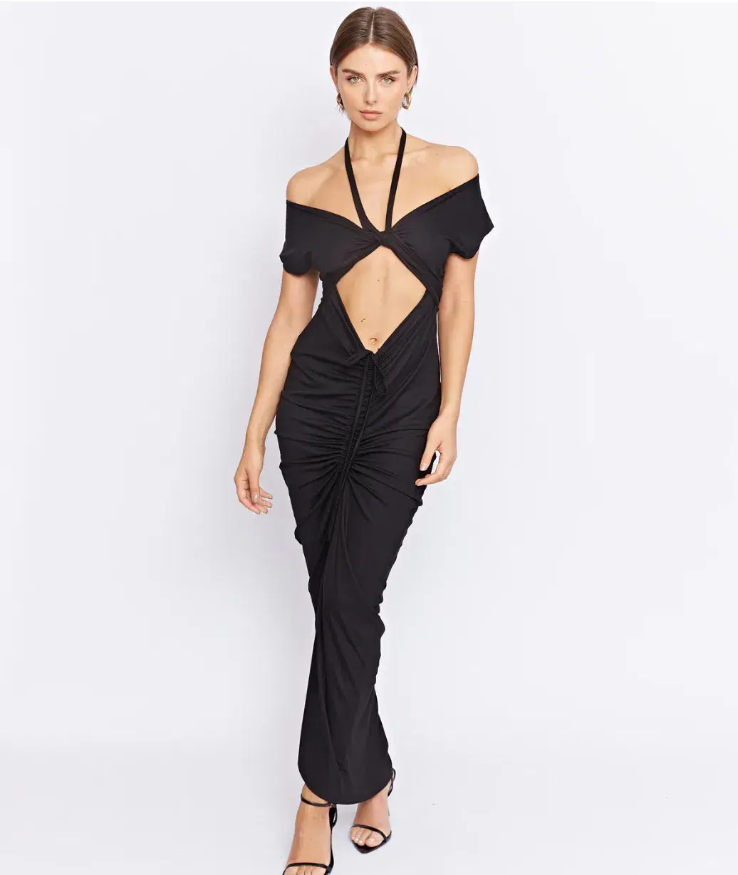 Pfeiffer Ramos Dress Black Size Medium / AU 10 - Image 1