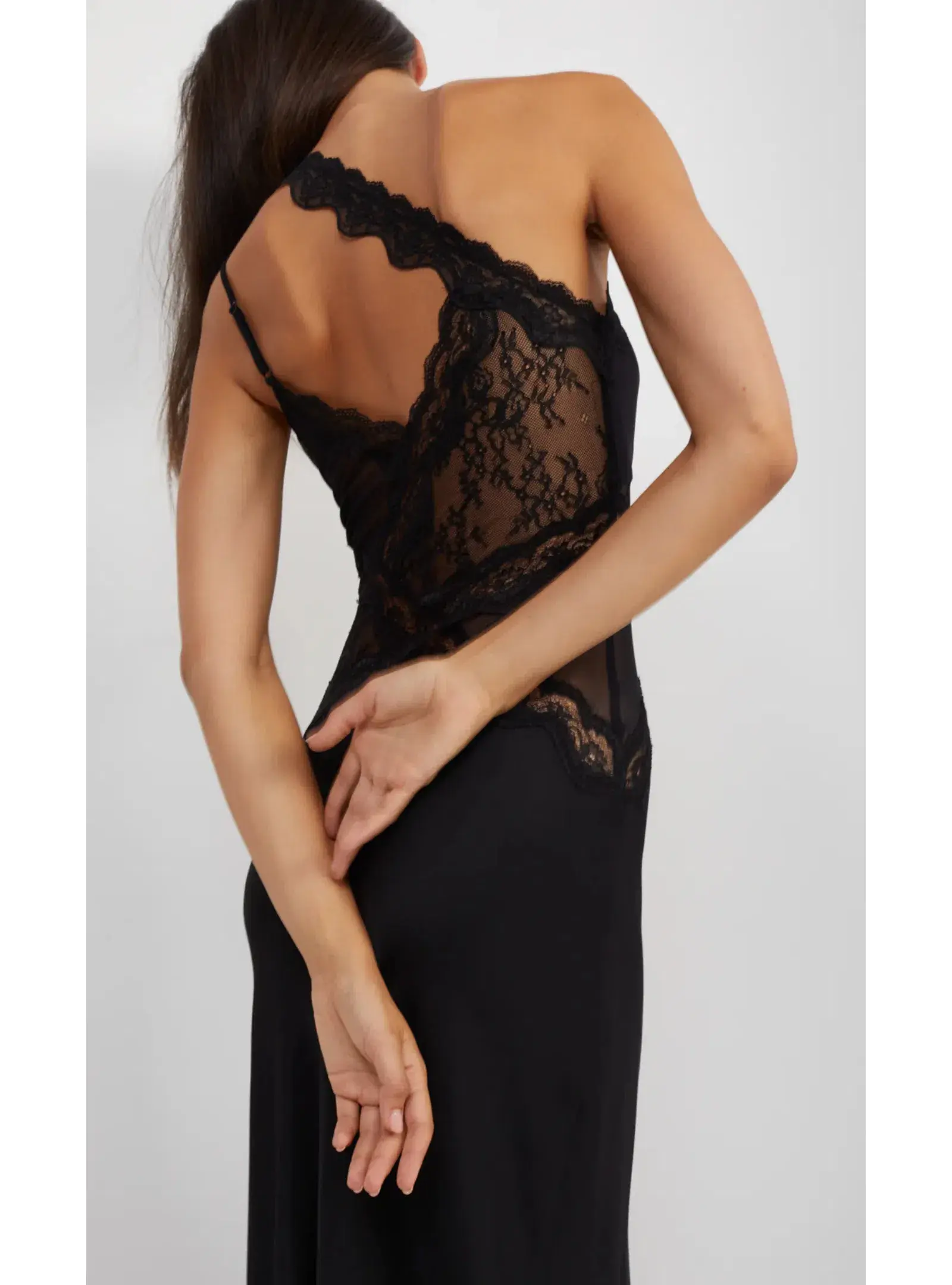 Bec & Bridge Ria Asym Maxi Dress Black Size AU 8 - Image 3