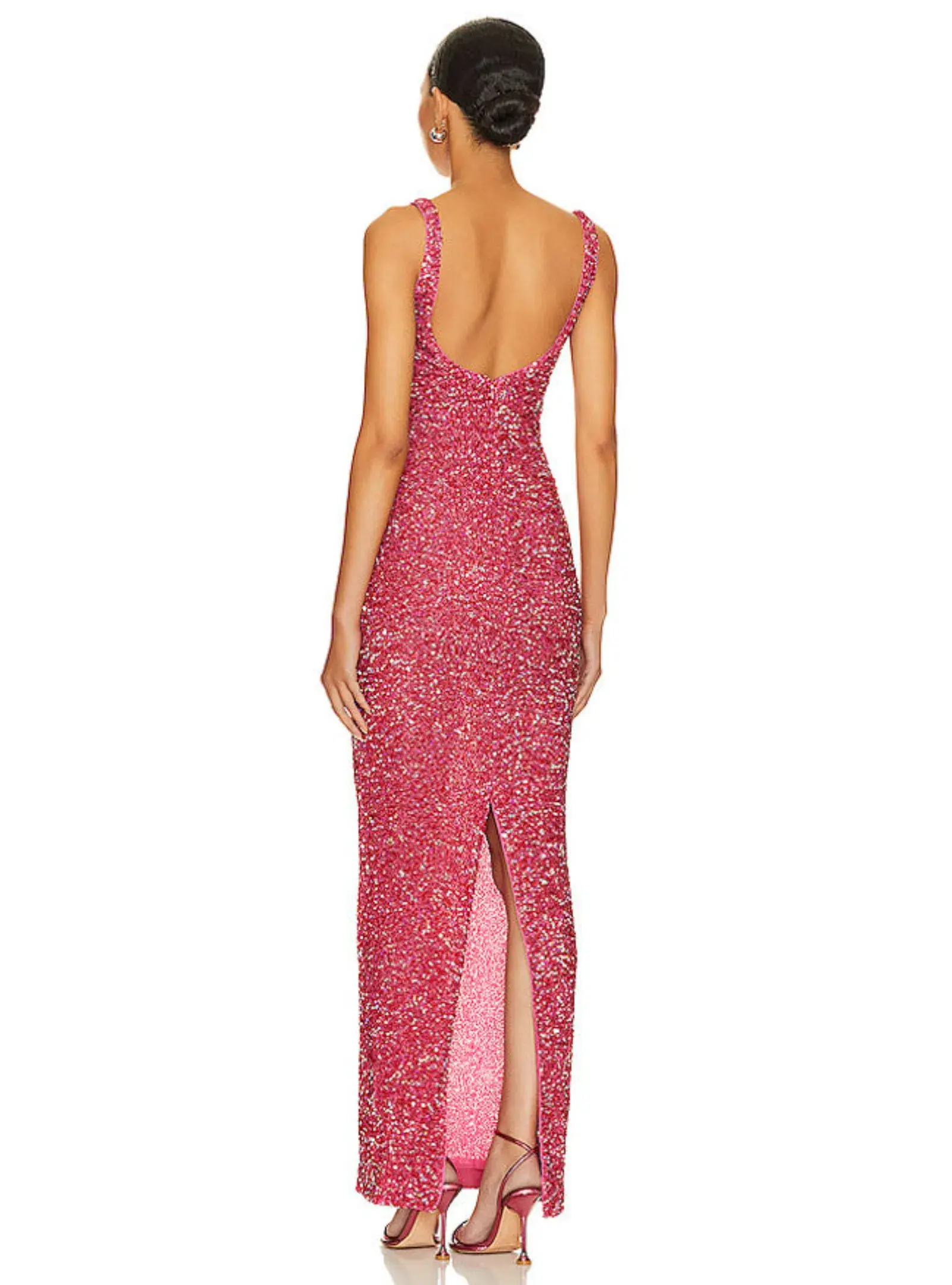 Nbd Janhvi Maxi Dress Pink Size Medium / Size AU 10 - Image 2