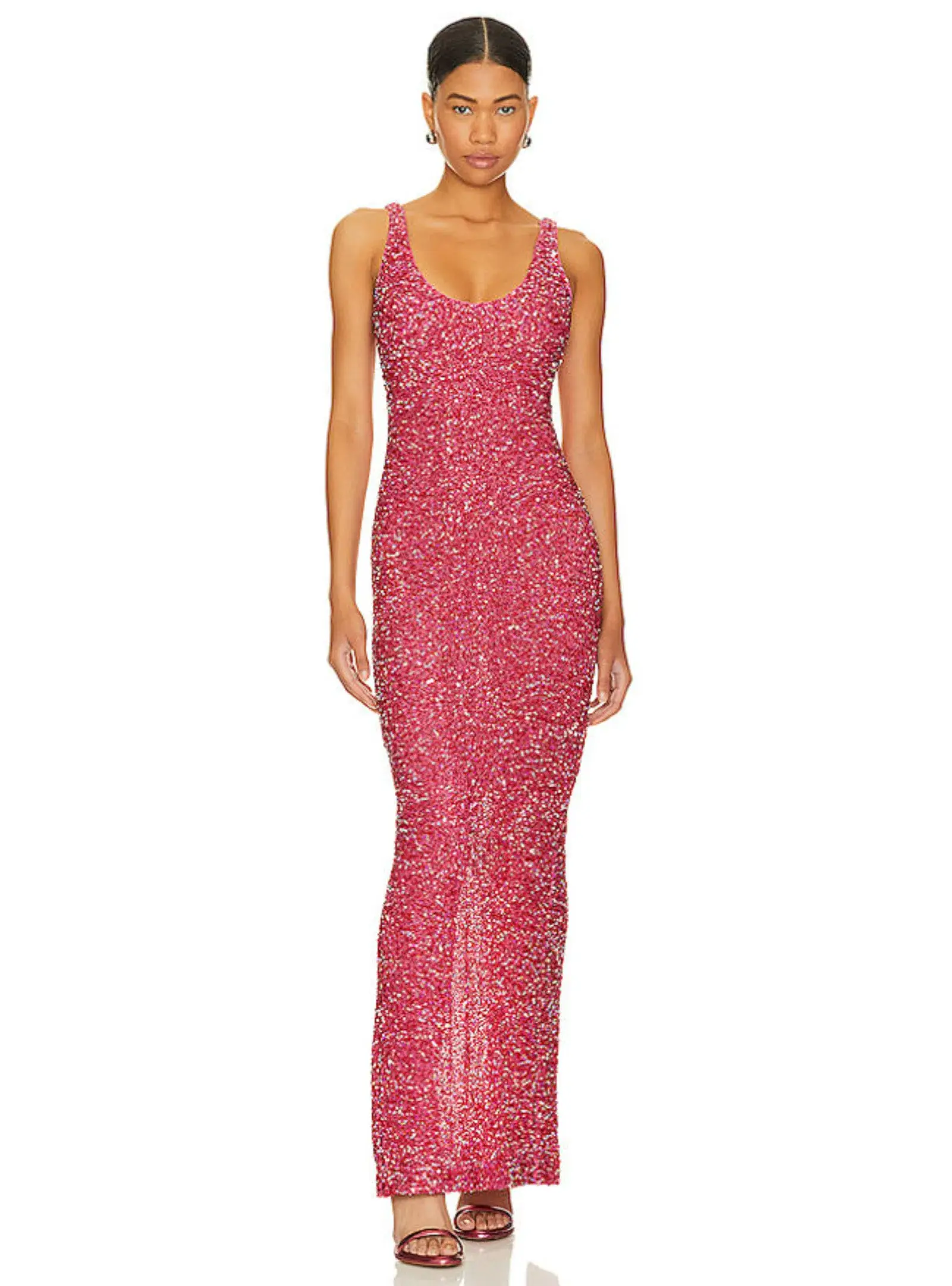 Nbd Janhvi Maxi Dress Pink Size Medium / Size AU 10 - Image 1