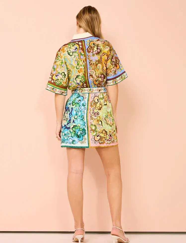 Alemais Dreamer Mini Shirt Dress Size 6 - Image 3