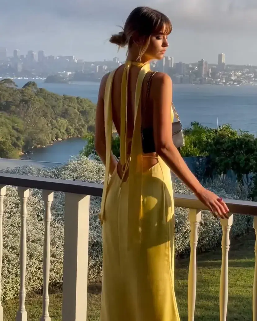 I am Delilah Margot Maxi Dress in Daffodil Size XS / AU 6 - Image 7
