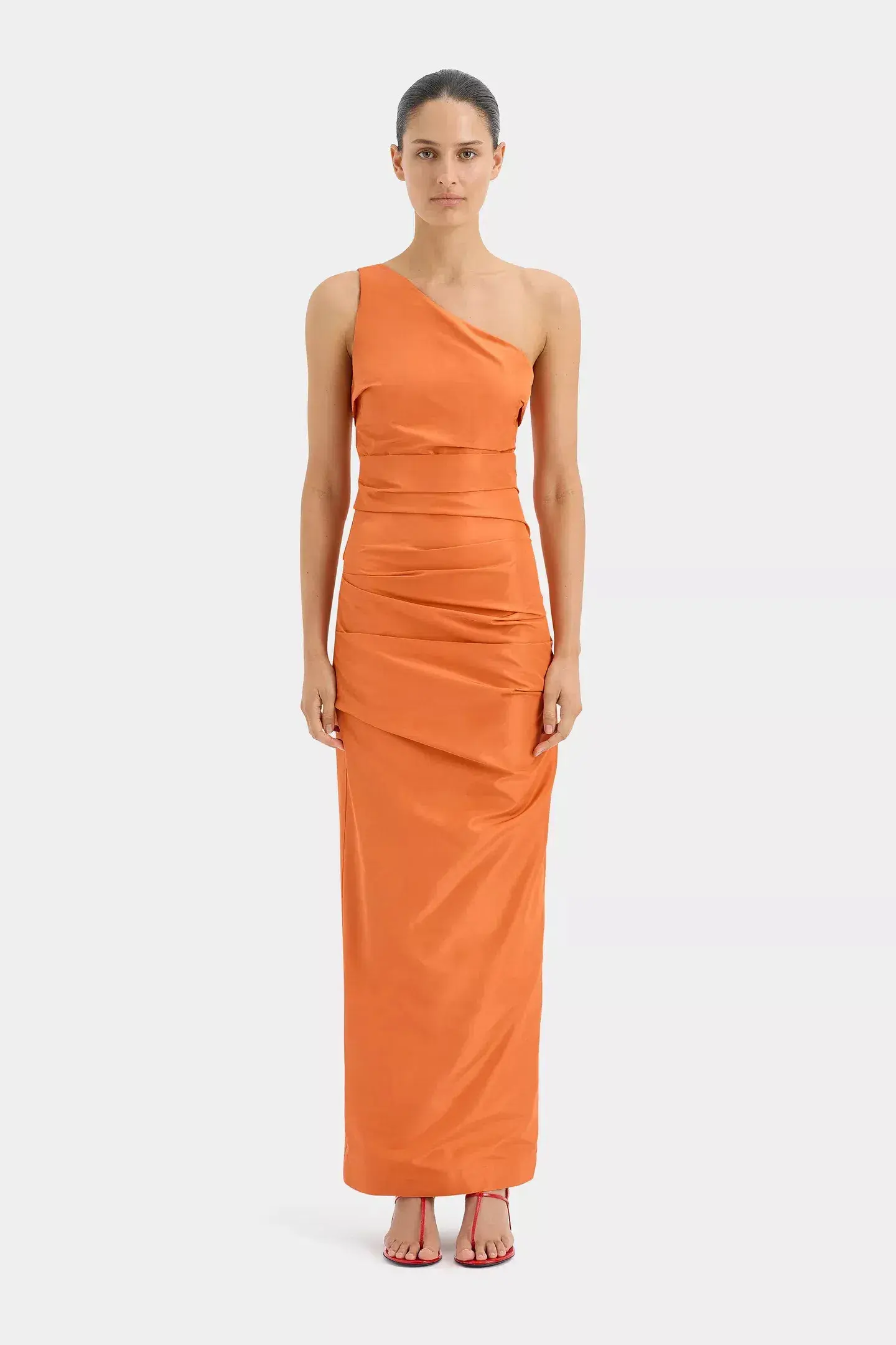 Sir The Label Victoria Gown Orange Size 3 / AU 12 - Image 4