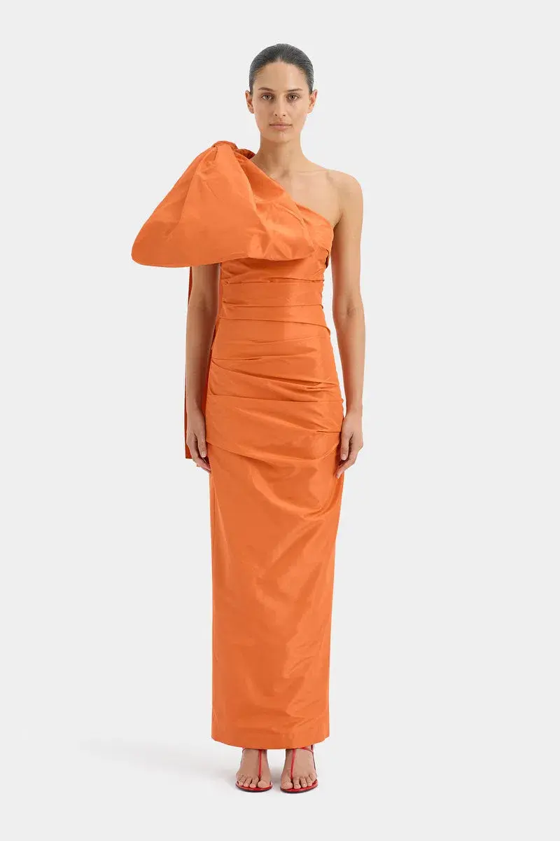 Sir The Label Victoria Gown Orange Size 3 / AU 12 - Image 1