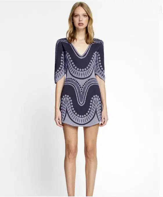 Alice Mccall Windswept Mini Dress Purple Size 6 - Image 3