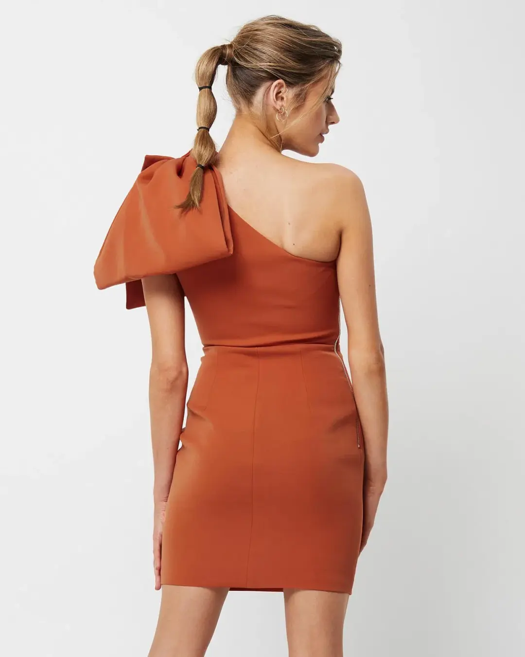 Mossman On The Low Mini Dress Orange Size 6 for rent on The Volte - main image