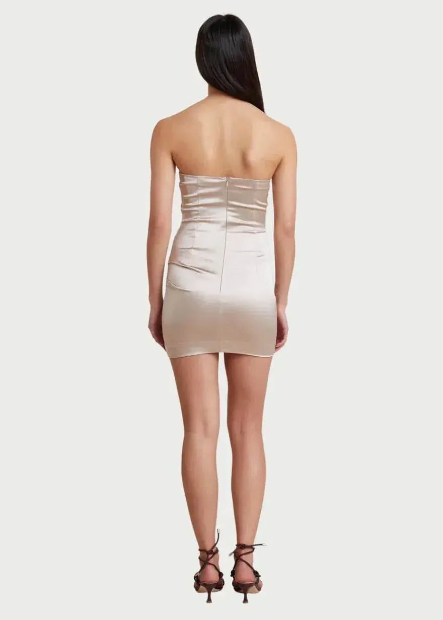Bec & Bridge Heather Mini Dress Champagne Size 8 - Image 3