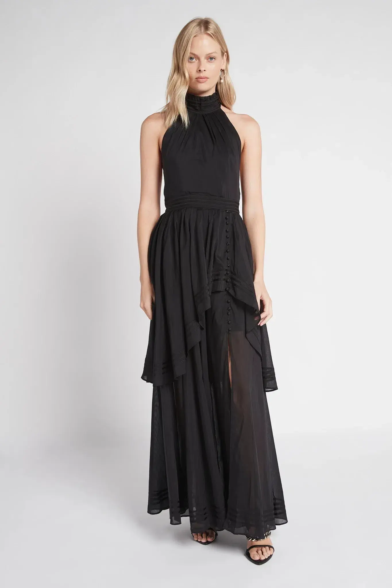 Aje Bungalow Sienna Dress Black Size 4  - Image 1