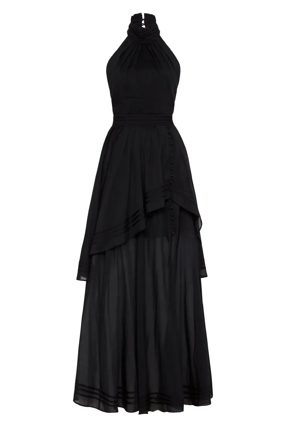 Aje Bungalow Sienna Dress Black Size 4  for rent on The Volte - main image