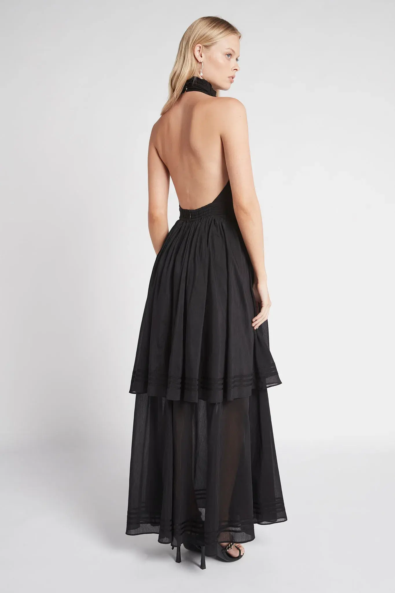 Aje Bungalow Sienna Dress Black Size 4  - Image 3