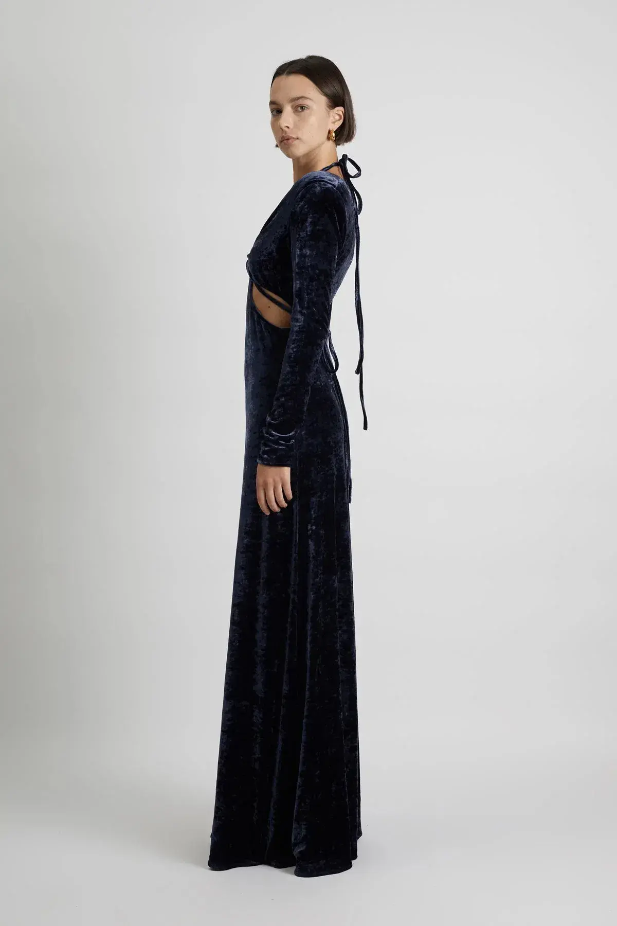 Camilla and Marc Brooks Maxi Dress Navy Size 10 - Image 4