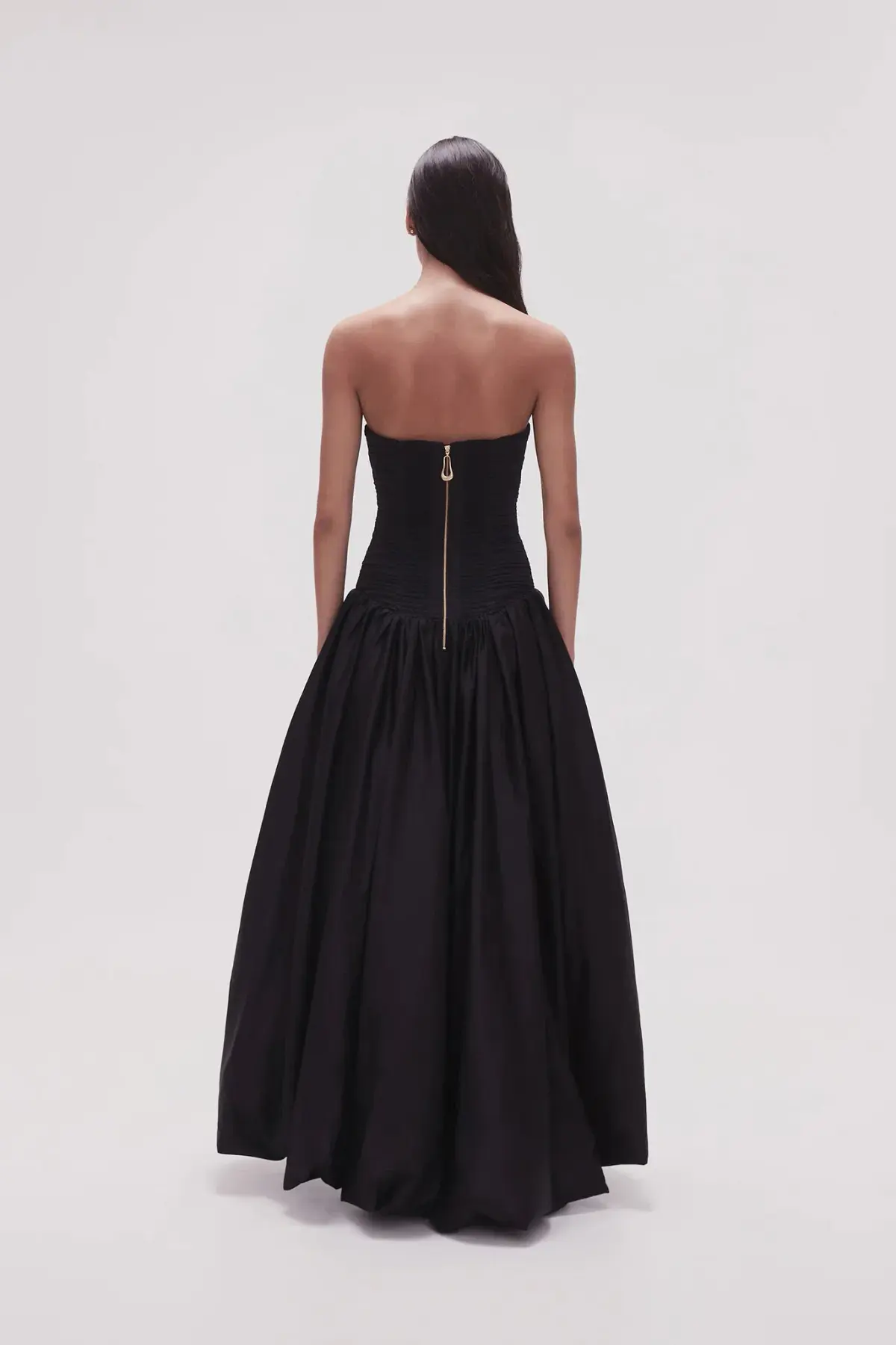 Aje Violette Bubble Hem Maxi Dress Black Size 6 - Image 2