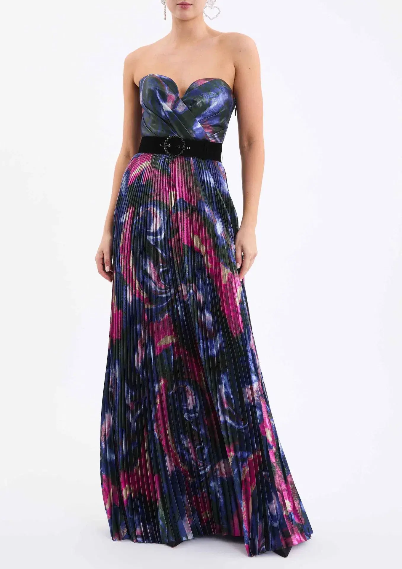 Rebecca Vallance Marlee Gown Print Size 12 - Image 2