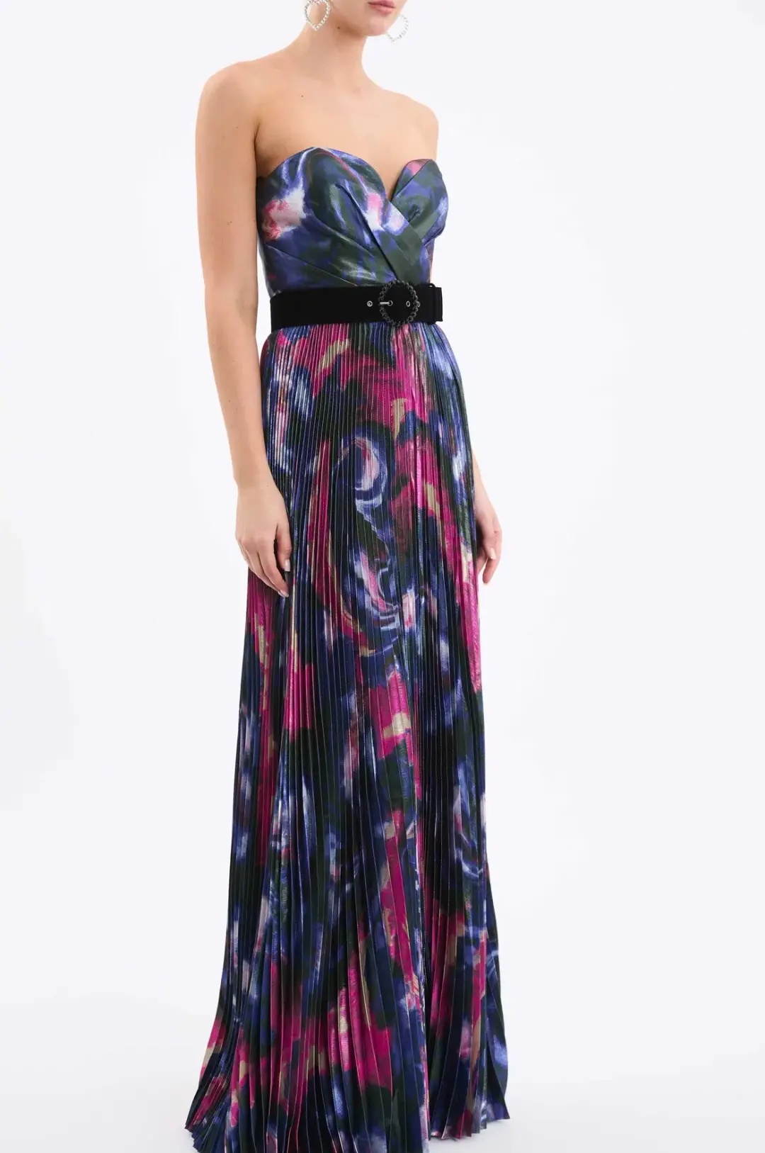 Rebecca Vallance Marlee Gown Print Size 12 for rent on The Volte - main image