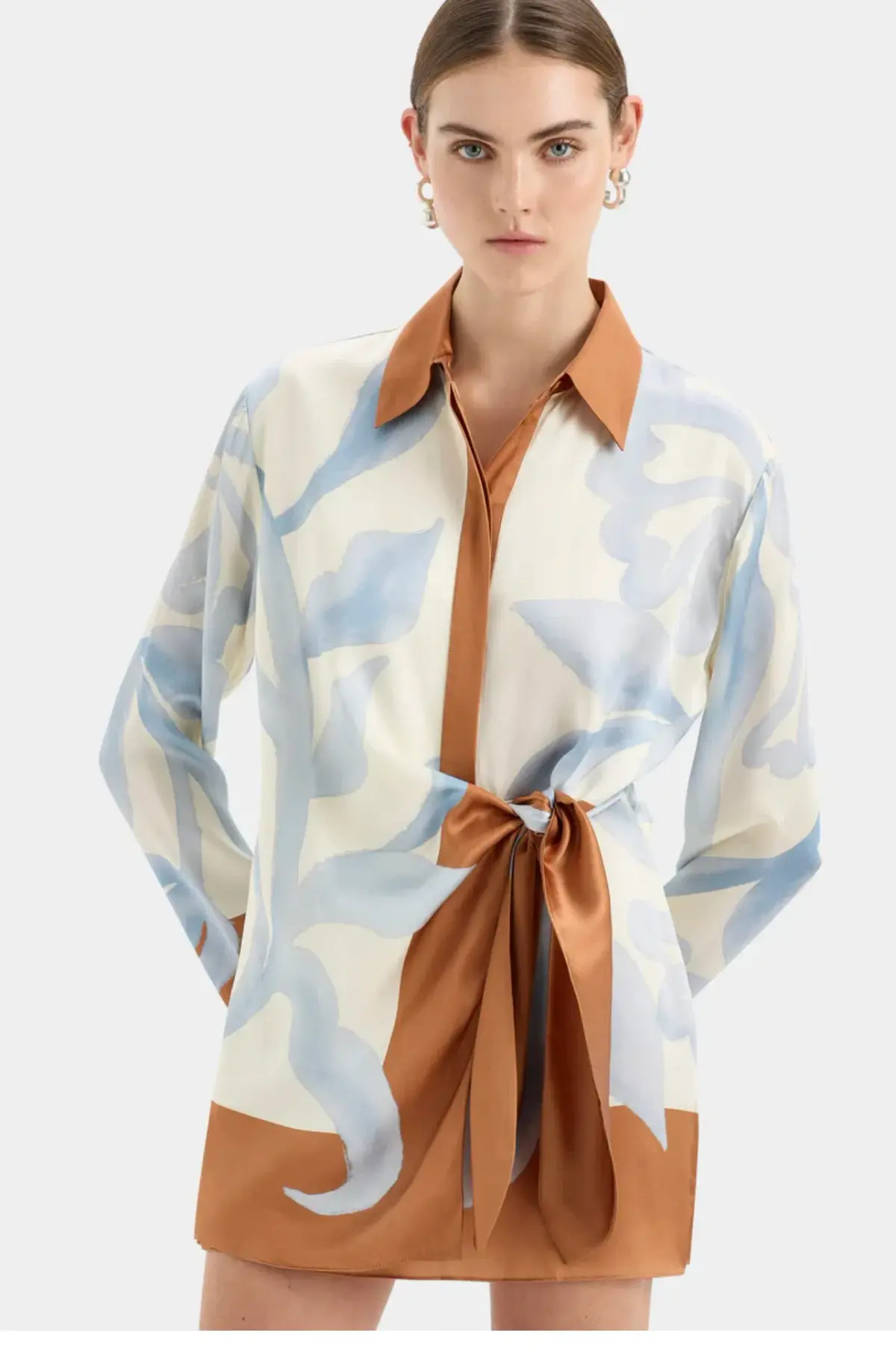 Sir The Label Sorrento Shirt Dress Multi Size 8  - Image 2