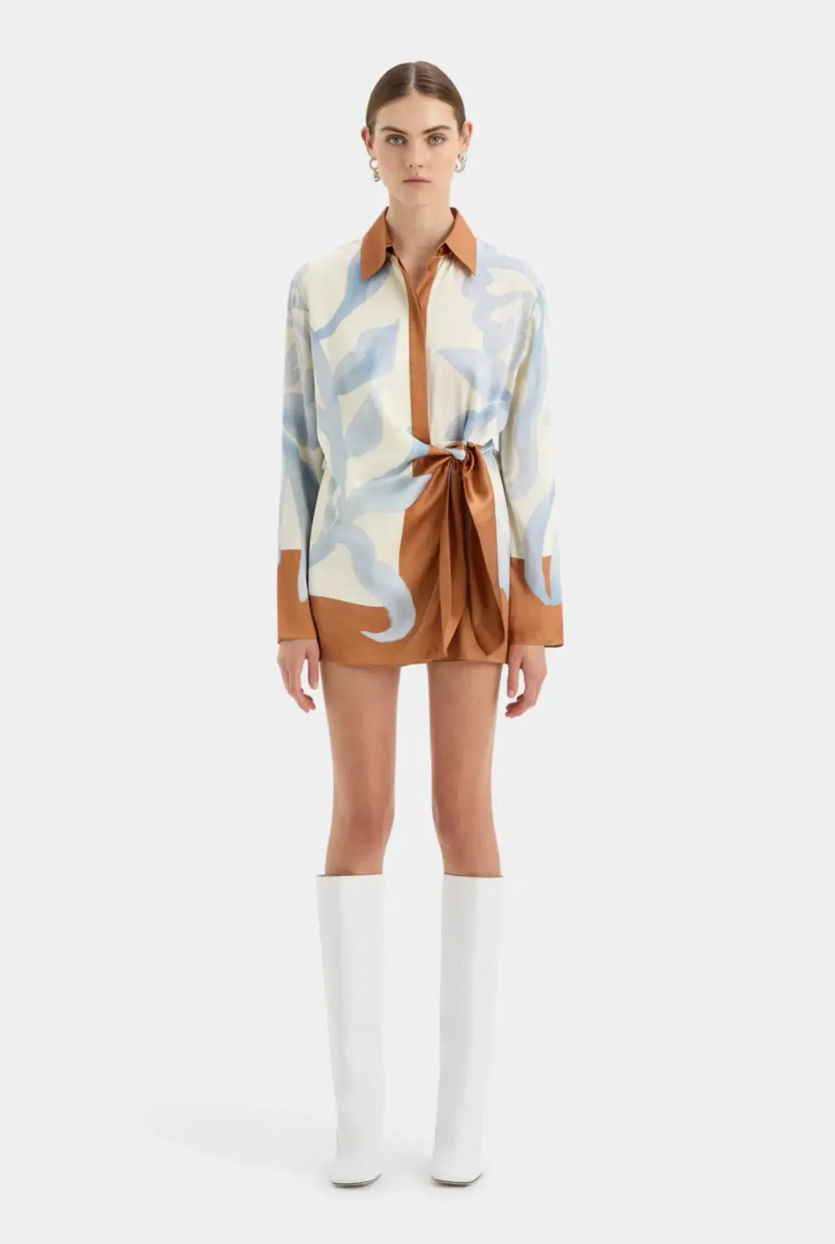 Sir The Label Sorrento Shirt Dress Multi Size 8  - Image 1