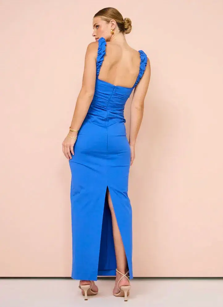 Sir The Label Sir Azul Balconette Gown In Cobalt Size 1 /Au 8  - Image 3