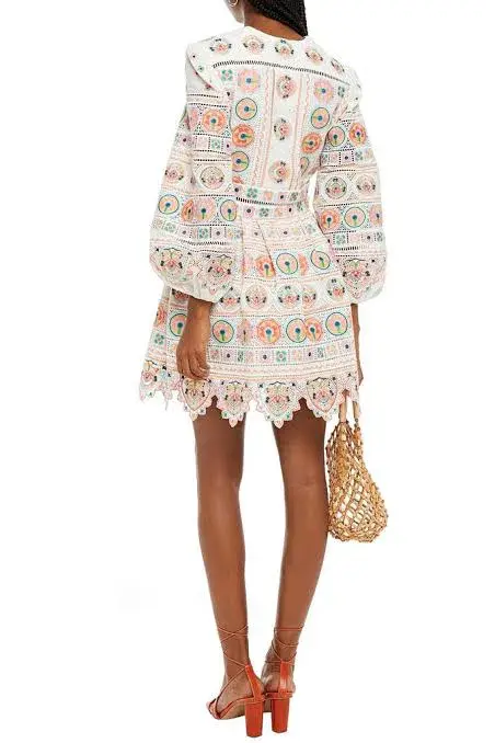 Zimmermann Brighton Plunge Dress Multi Size 3 / Au 14 - Image 2