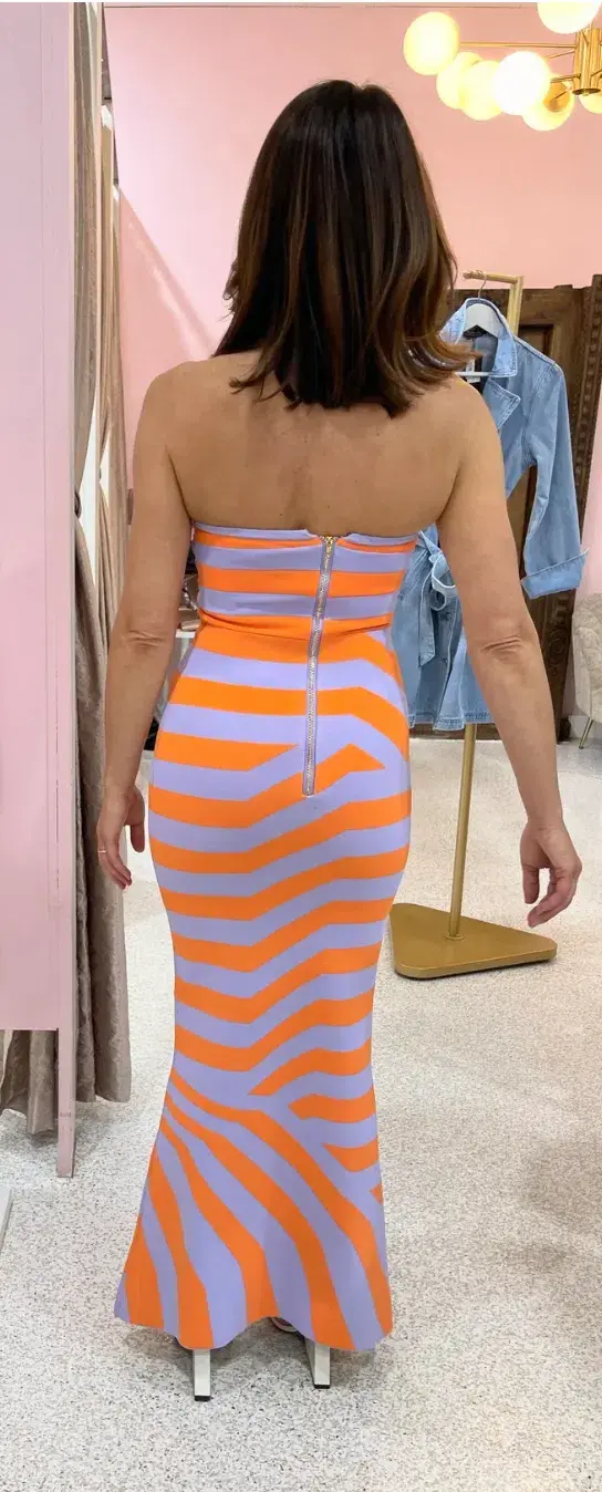 The Wolf Gang Aude Maxi Dress Lilac Size S / AU 8 for rent on The Volte - main image