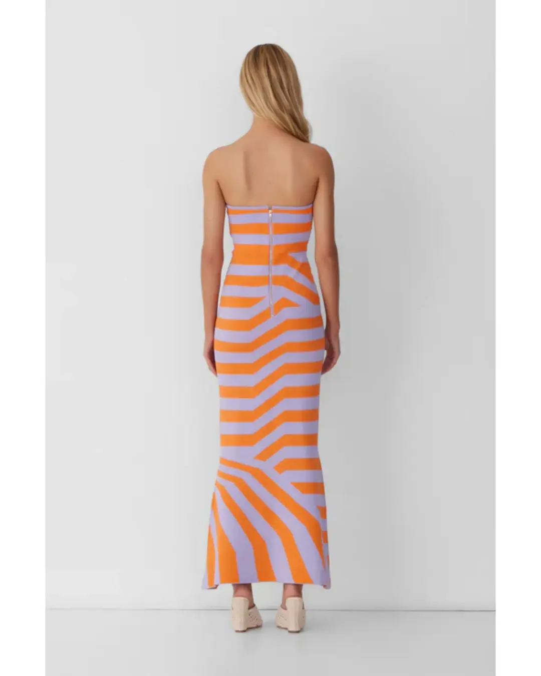 The Wolf Gang Aude Maxi Dress Lilac Size S / AU 8 for rent on The Volte - main image