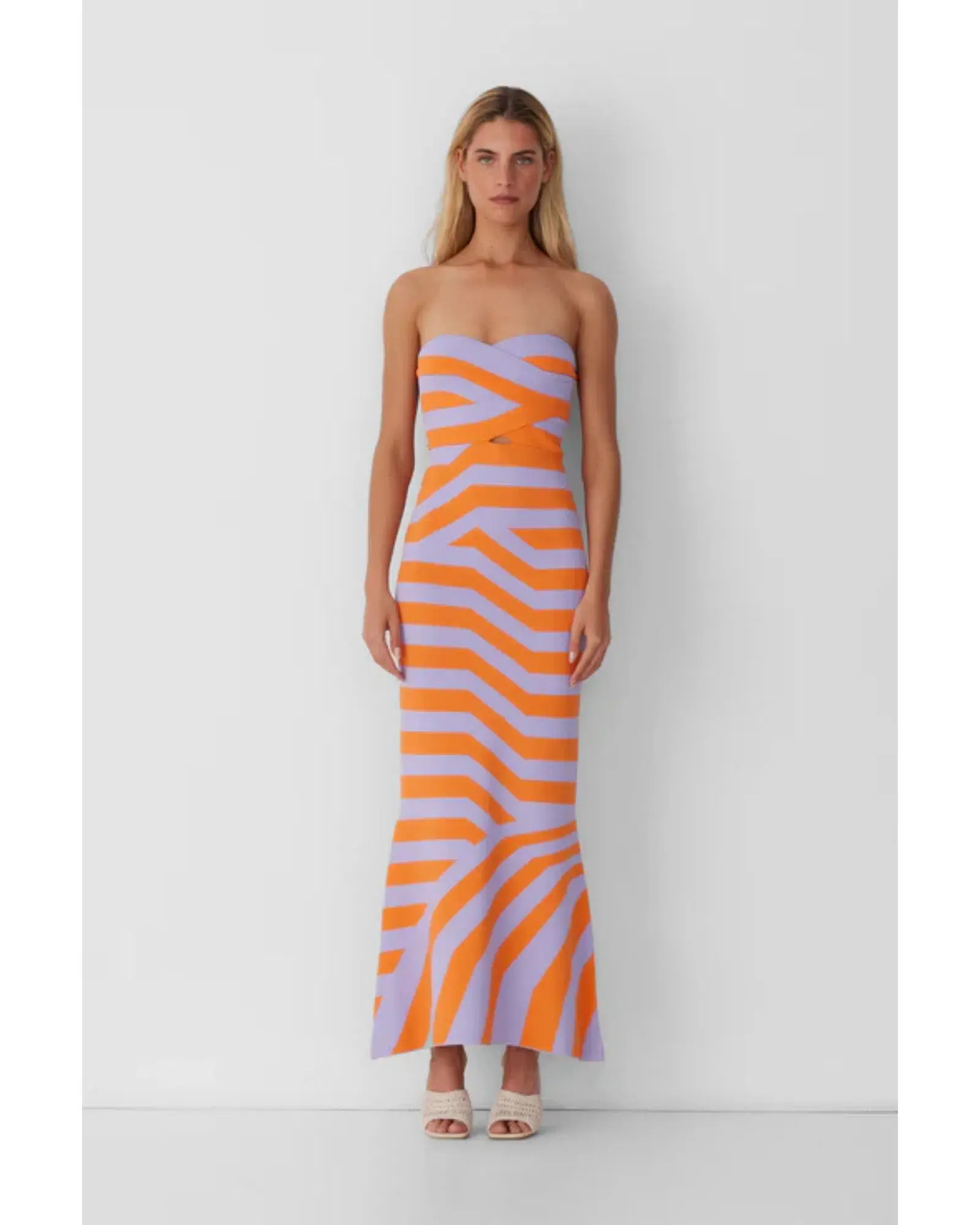 The Wolf Gang Aude Maxi Dress Lilac Size S / AU 8 - Image 2