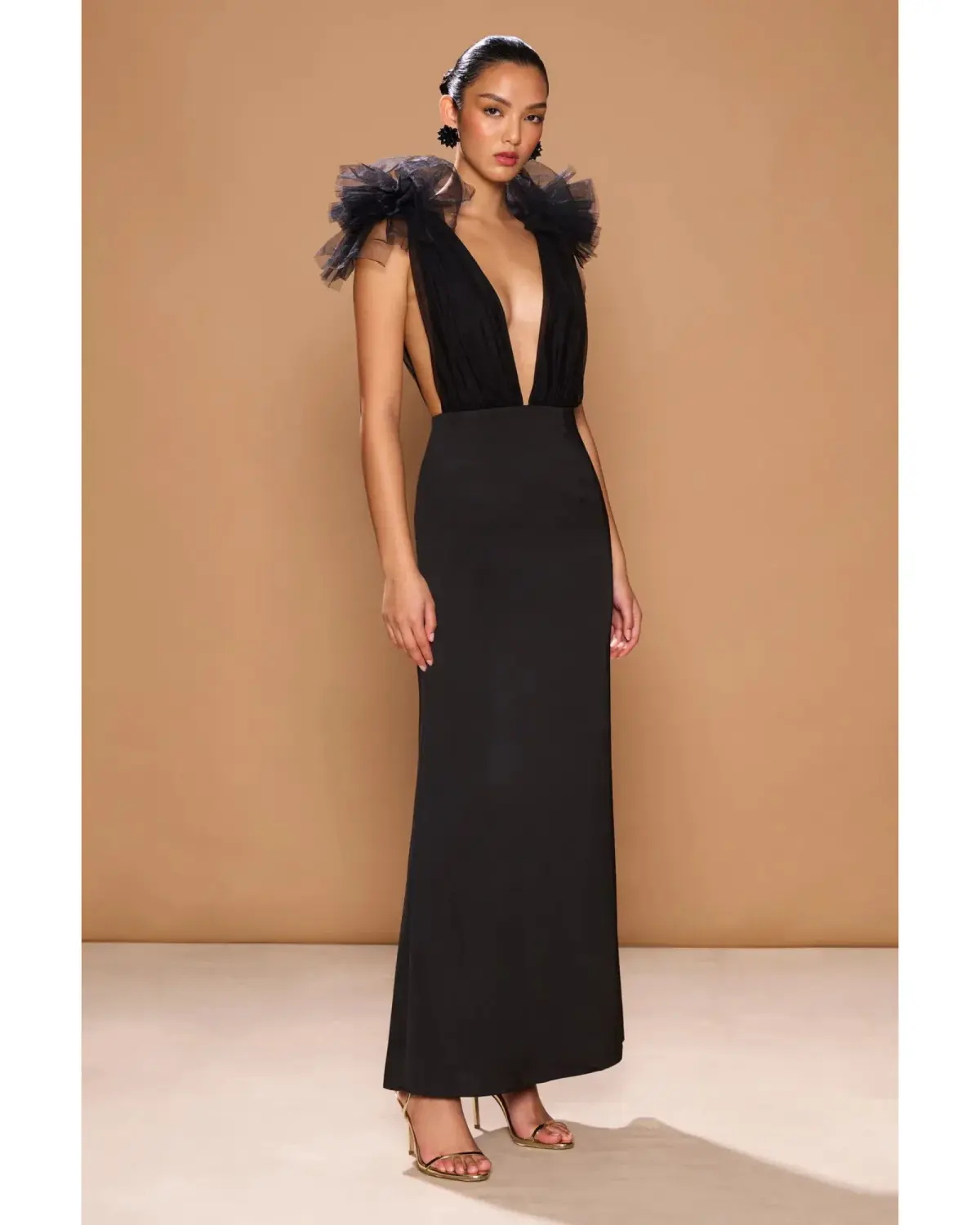 Sonya Moda Como Gown Noir Size AU 8 - Image 2