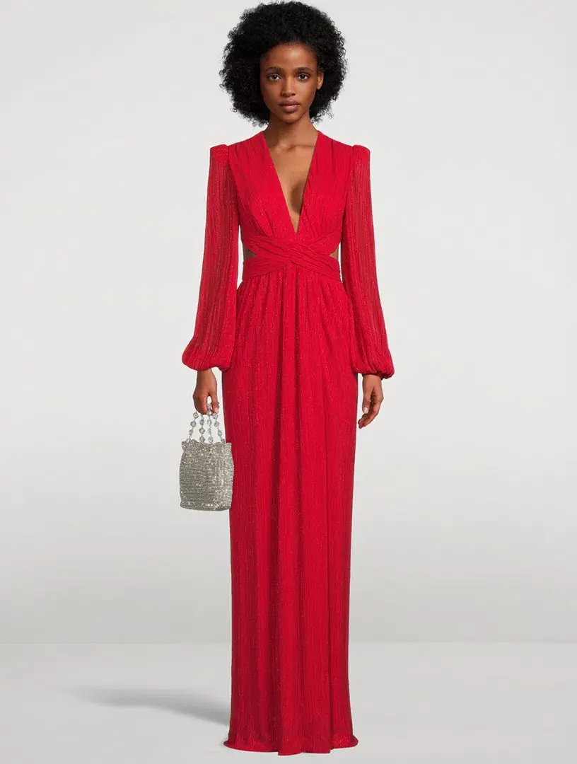 Rebecca Vallance Samantha Gown Red Size AU 4 - Image 7