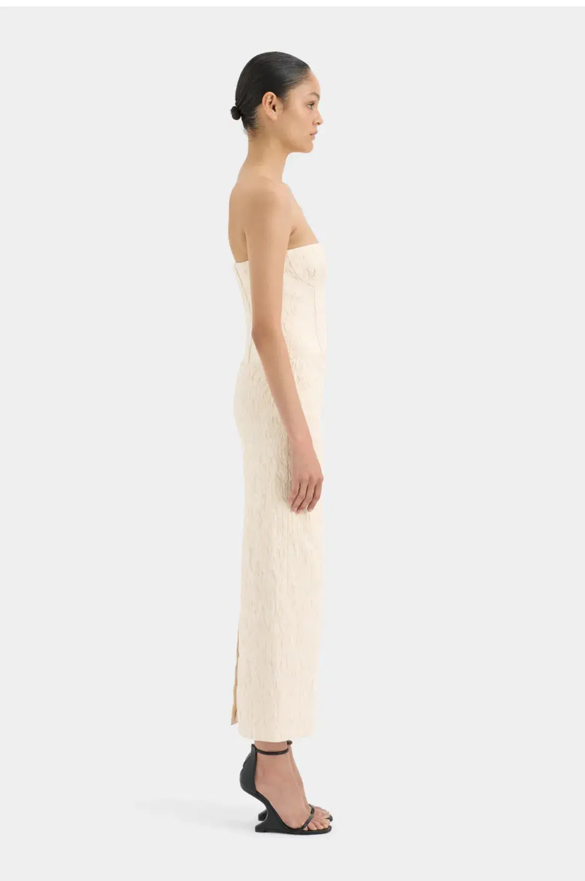 Sir The Label Etienne Column Gown Cloud Jacquard Size 0 / AU 6 - Image 3