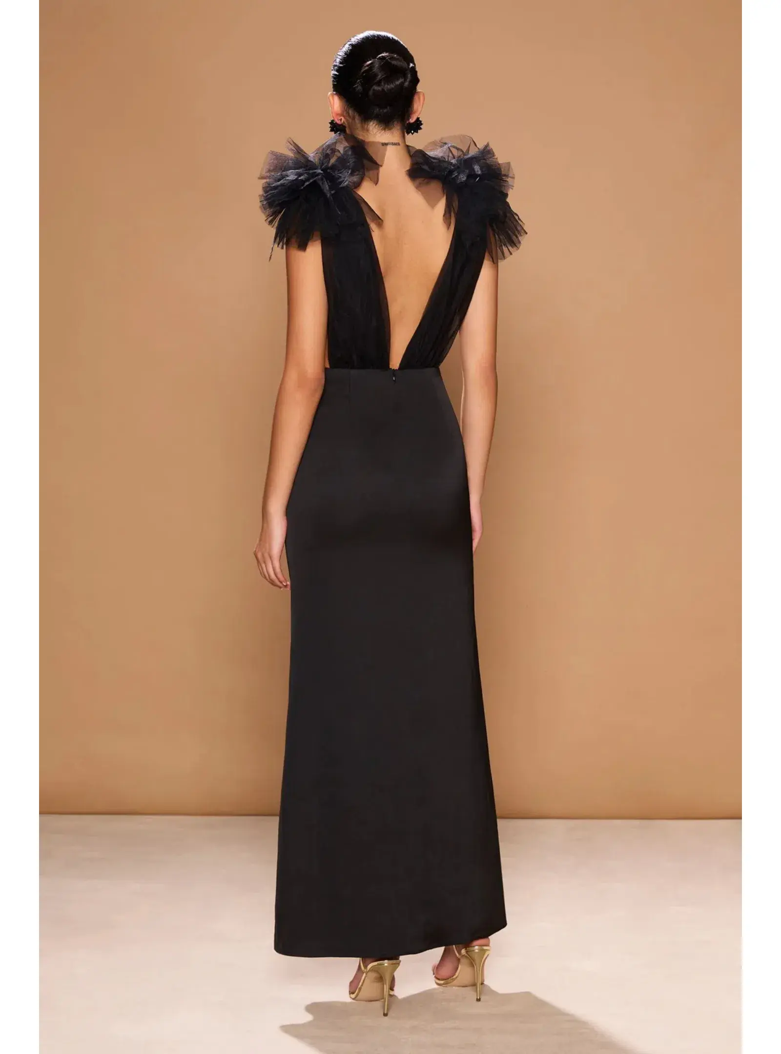 Sonya Moda Como Gown Noir Size AU 10 - Image 3