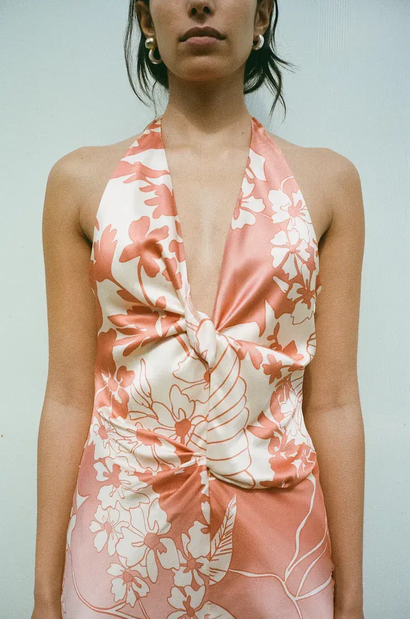 Sir The Label Como Twist Dress Paradiso Print Size 2 / AU 10 for rent on The Volte - main image