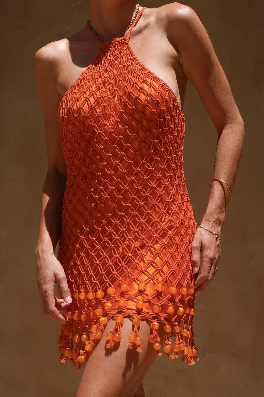 Significant Other Nira Mini Dress in Tangelo Size 10 - Image 4