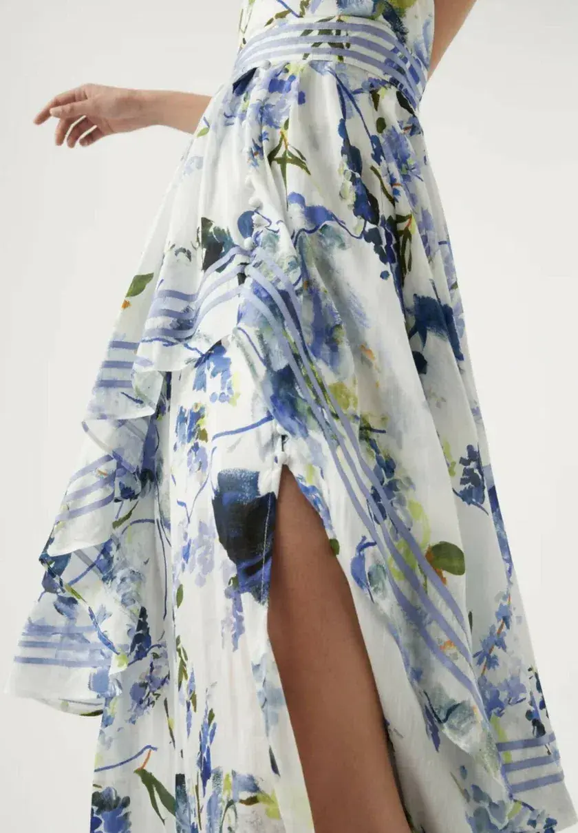 Aje Sienna Maxi Dress in Lavenders Of Provence Size 4 - Image 5